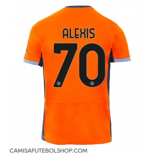 Camisa de time de futebol Inter Milan Alexis Sanchez #70 Replicas 3º Equipamento 2023-24 Manga Curta